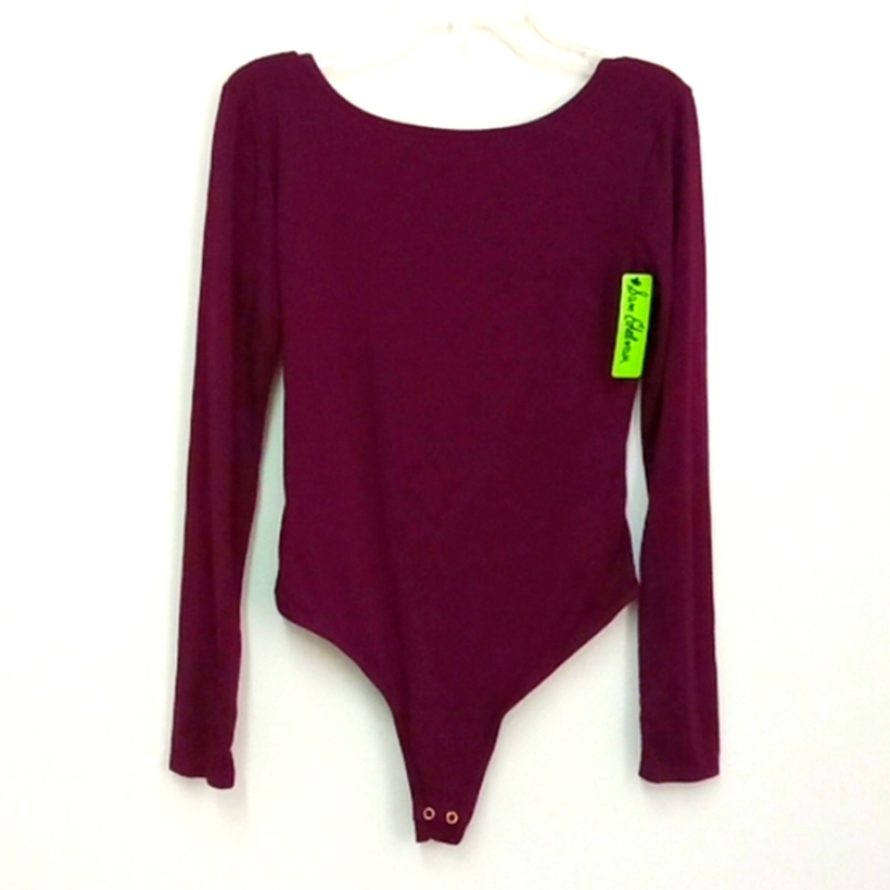 *Final Price* Sam Edelman Boatneck Long Sleeve Bodysuit Large NWT